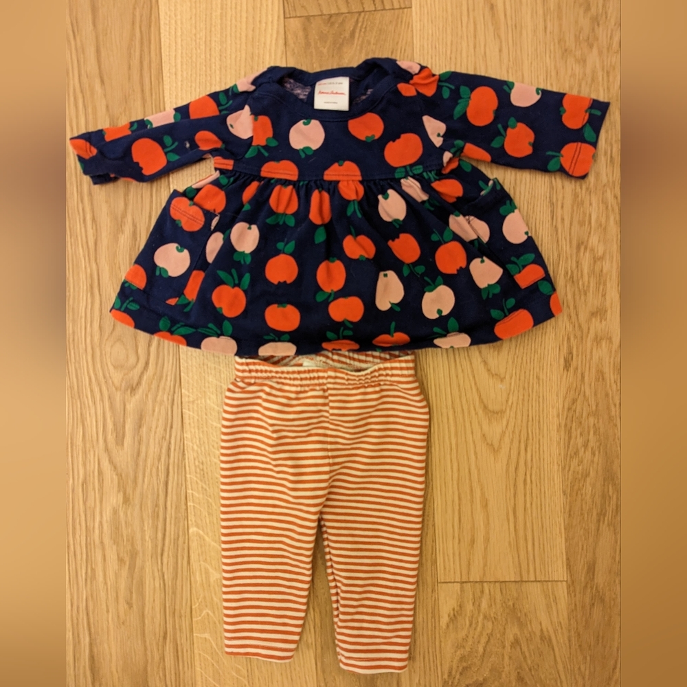 Hanna Andersson 0-3 month 2-piece outfit